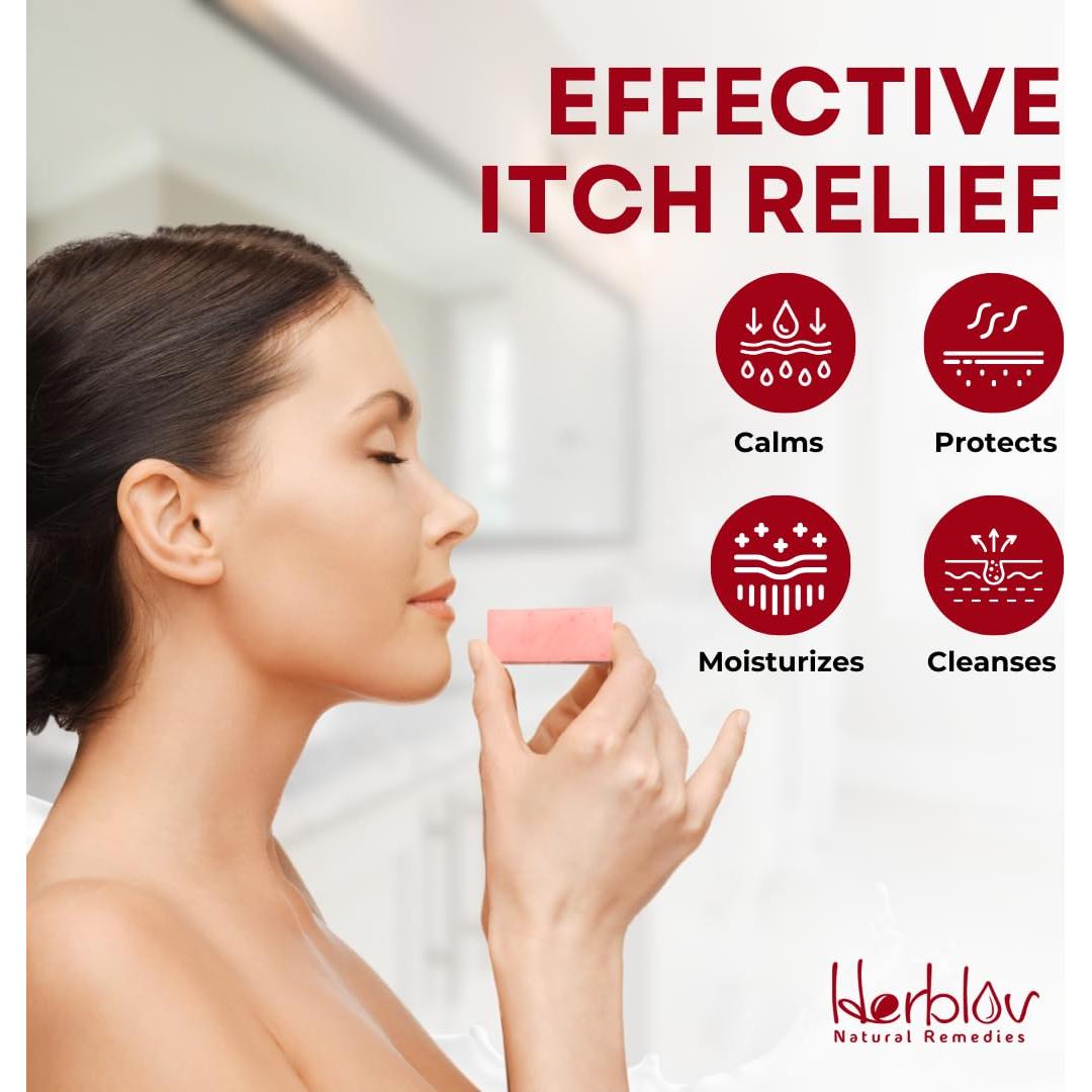 Jabón de Calamina Herblov 115g - Alivio Natural para Picazón