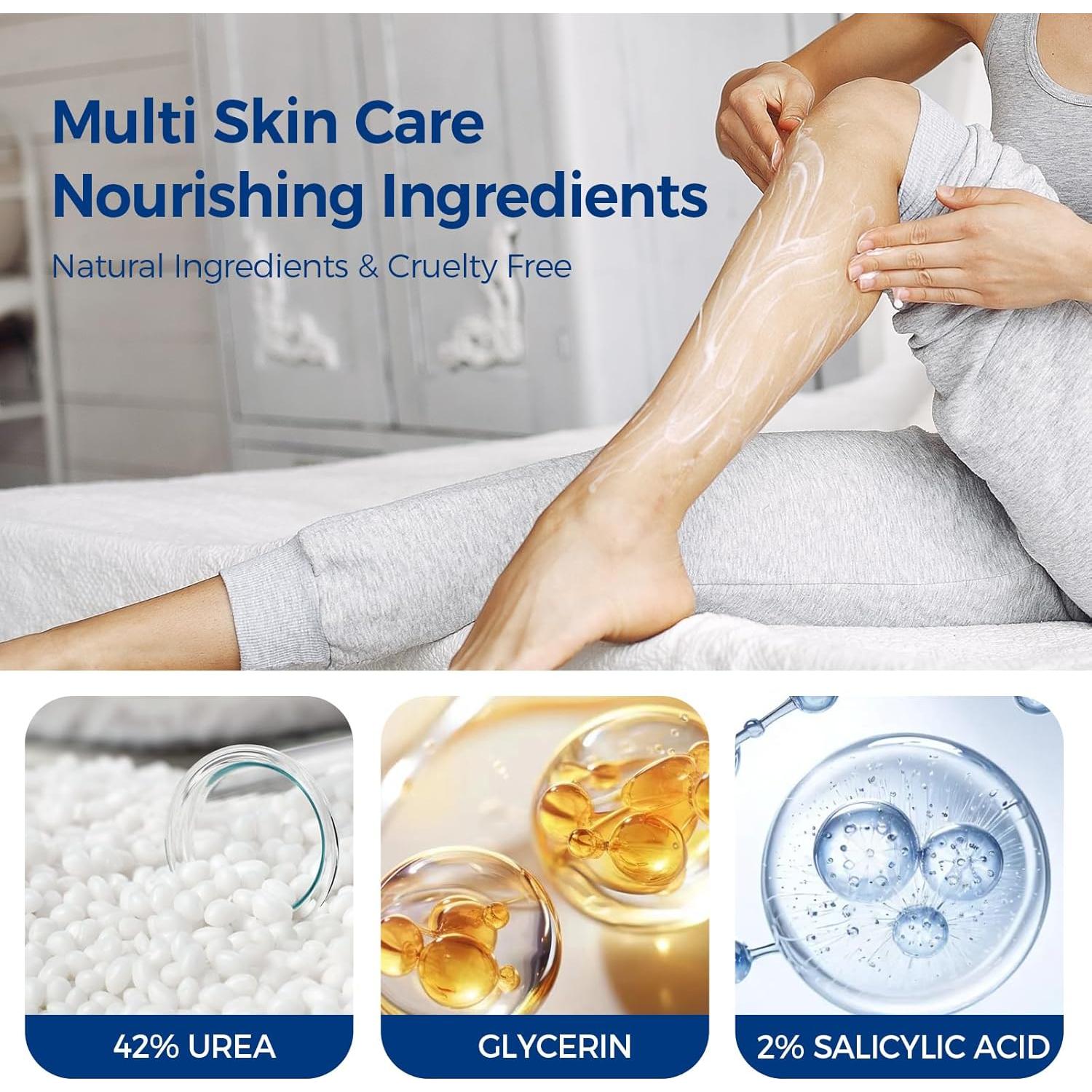 Crema de Urea OUKEYA 42% con 2% Ácido Salicílico - 3 Tubos 85g