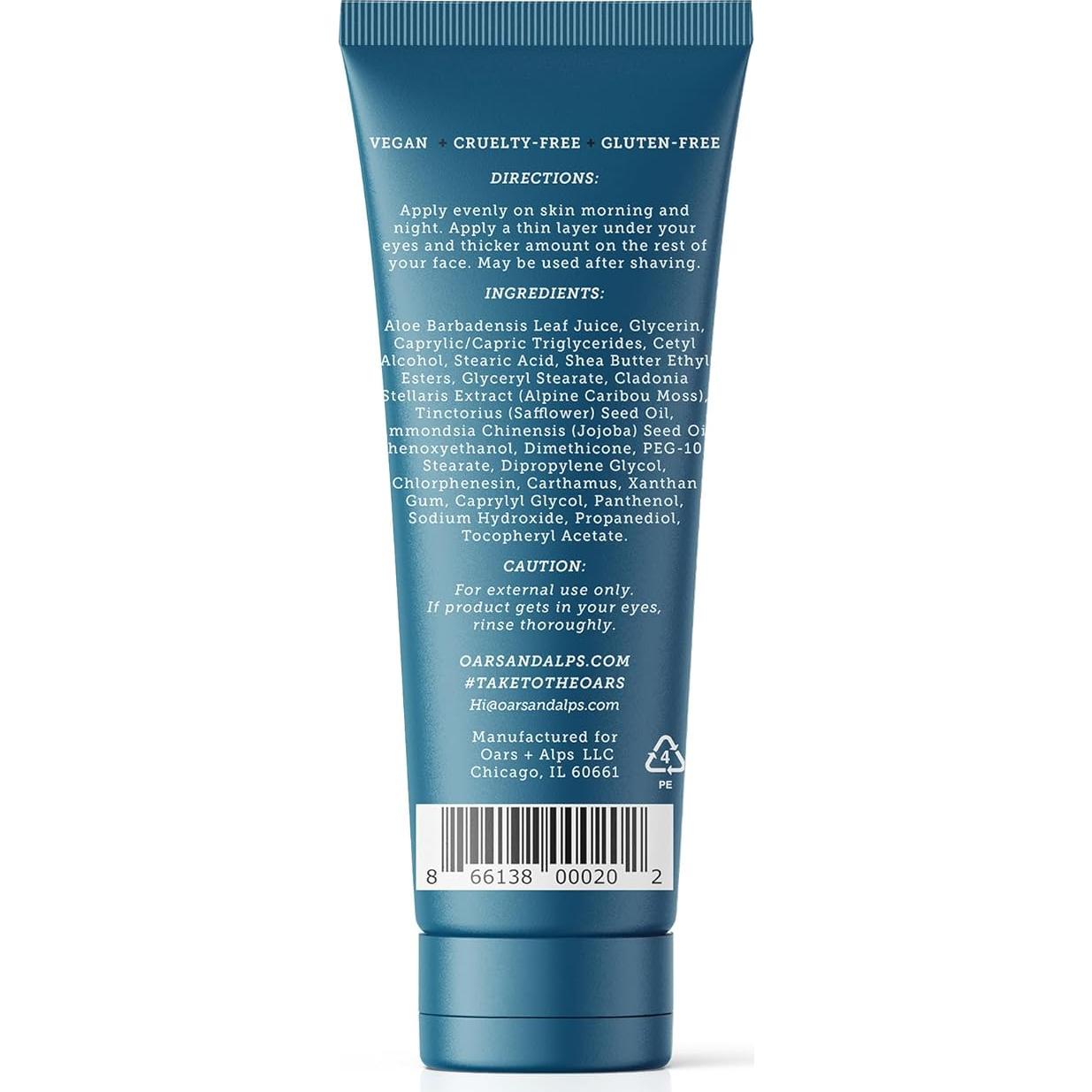 Hidratante Facial y Crema para Ojos Oars + Alps 74.8 ml