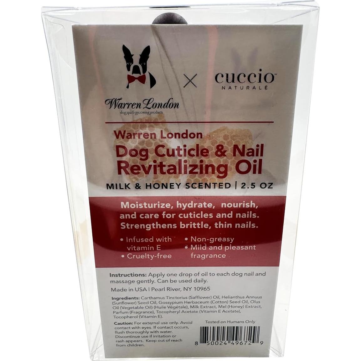 Aceite Revitalizante para Uñas y Cutículas de Perro Warren London - Hidratante y Fortalecedor con Vitamina E