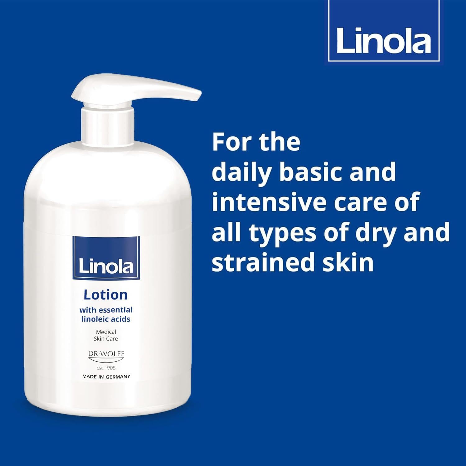 Loción Corporal Linola 500 ml - Hidratación Piel Seca y Sensible