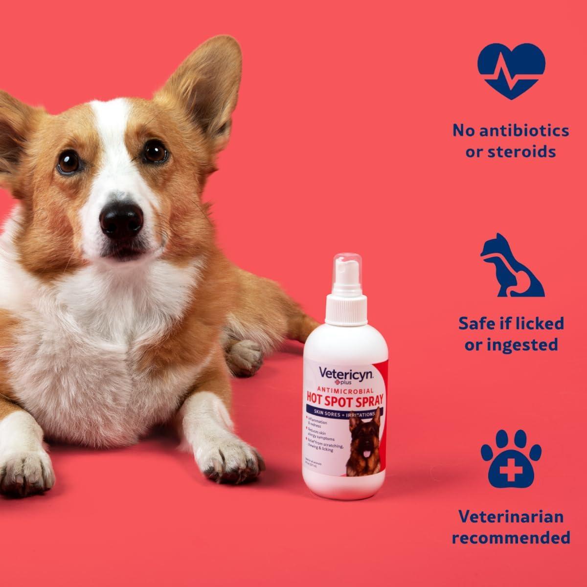 Spray Vetericyn Plus para Puntos Calientes en Perros 226g