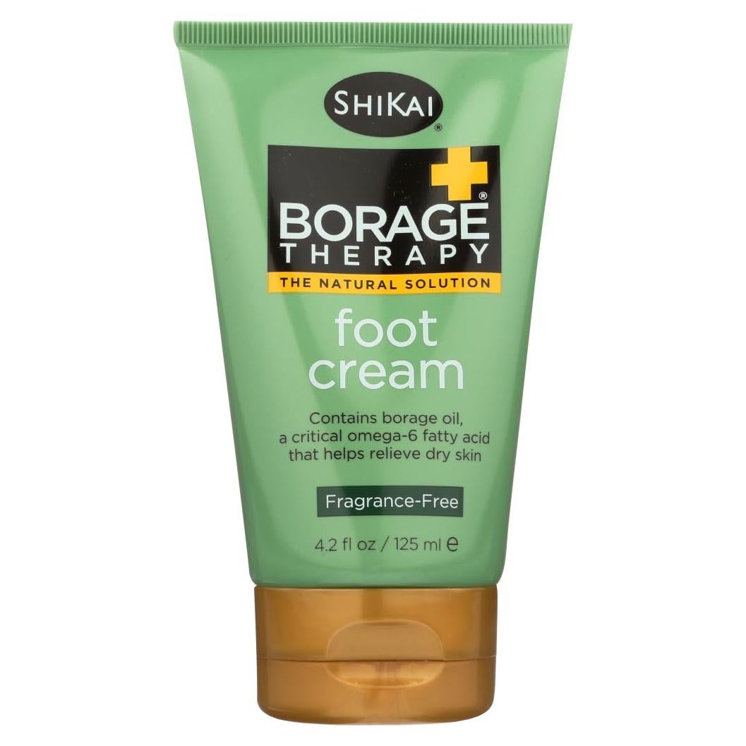 Crema para Pies Shikai Borage 125 ml Hidratación Sin Fragancia