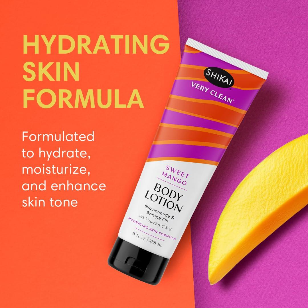 Loción Corporal Hidratante ShiKai Mango Dulce 240 ml