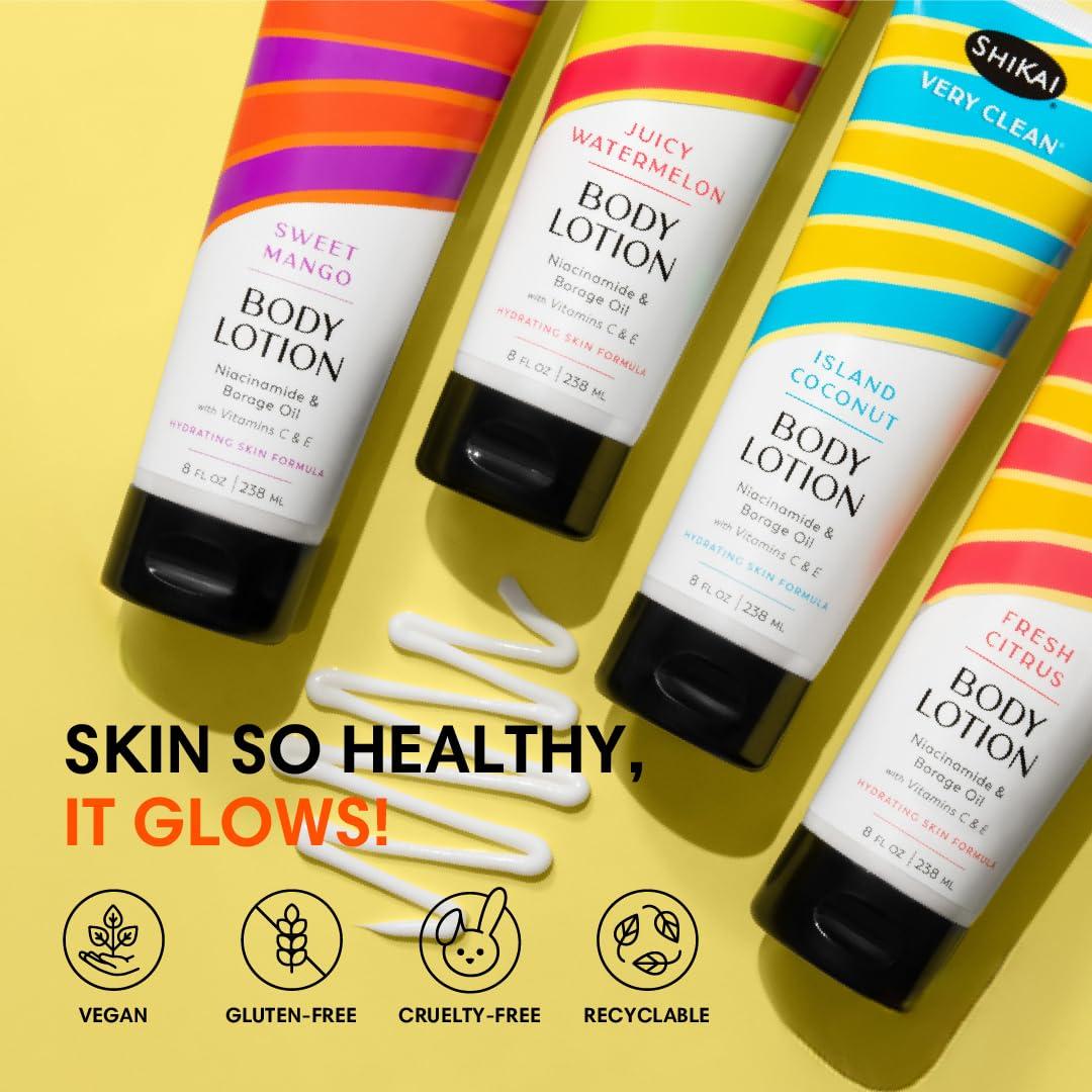 Loción Corporal Hidratante ShiKai Mango Dulce 240 ml