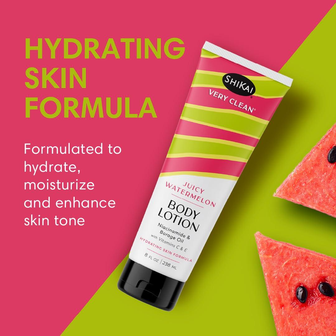 Loción Corporal Hidratante ShiKai Sandía Jugosa 248 g