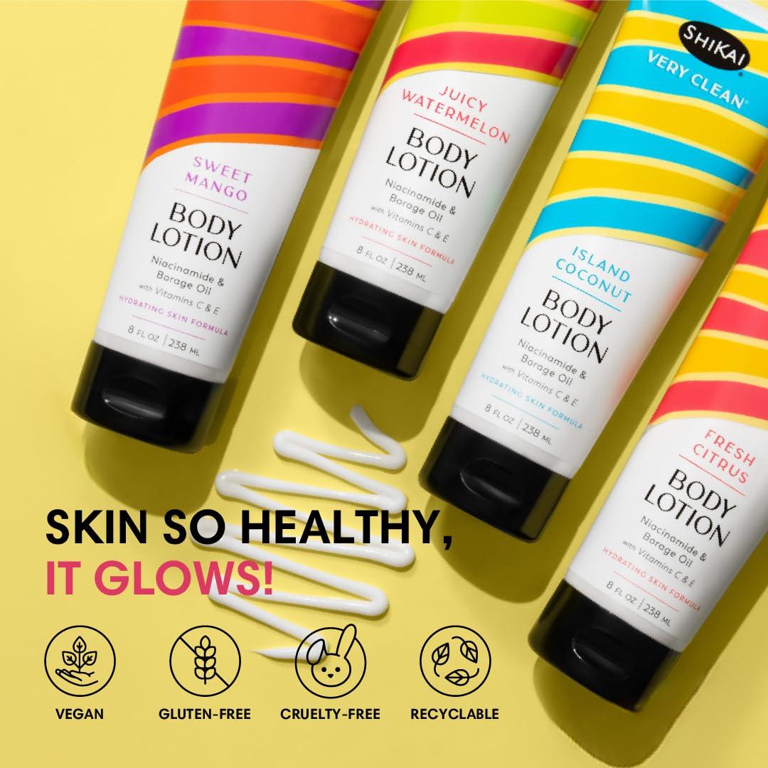 Loción Corporal Hidratante ShiKai Sandía Jugosa 248 g