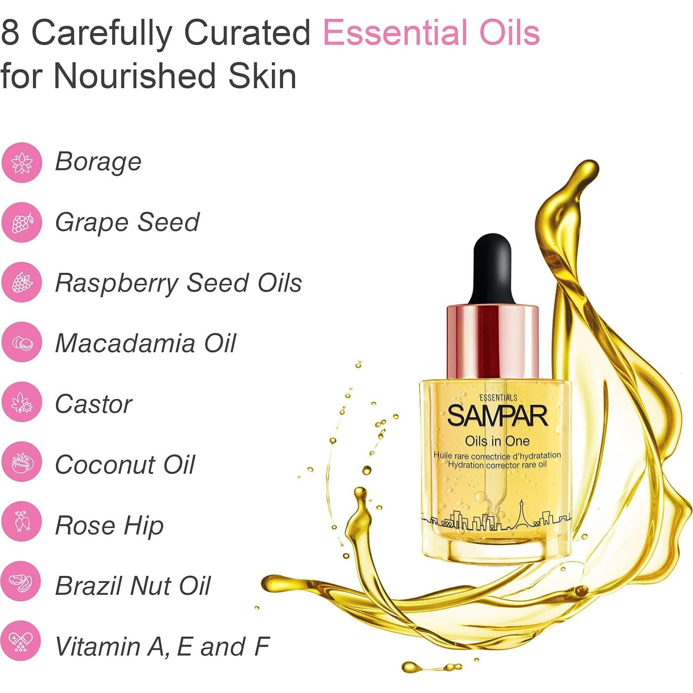 SAMPAR Aceite Corrector Hidratante 28.35 ml - Ácido Hialurónico