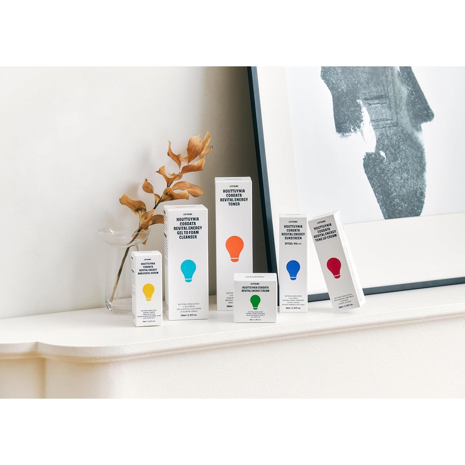 Crema Energizante Revital Houttuynia Cordata 50ml - Hidratante Facial