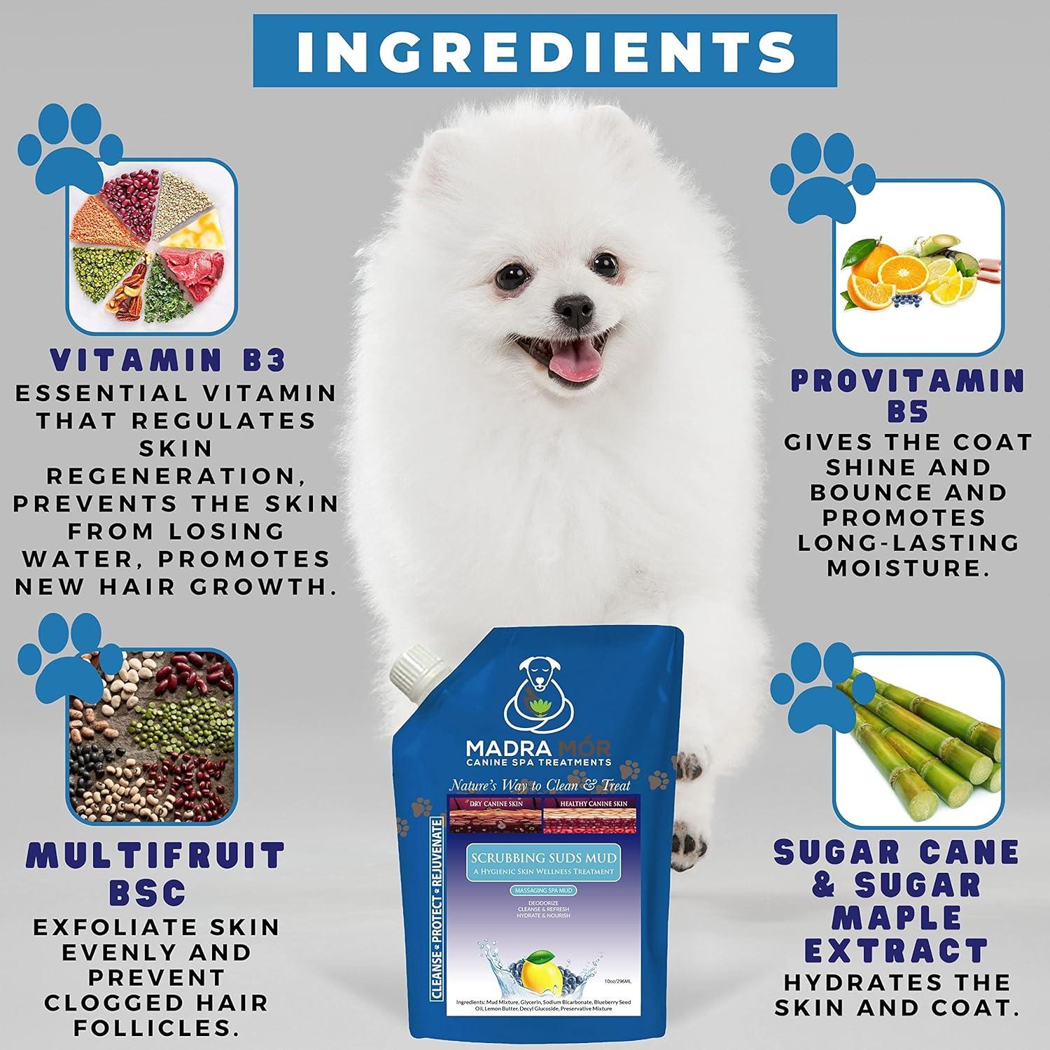 Jabón Exfoliante Madra Mor 10oz (283.5g) para Perros