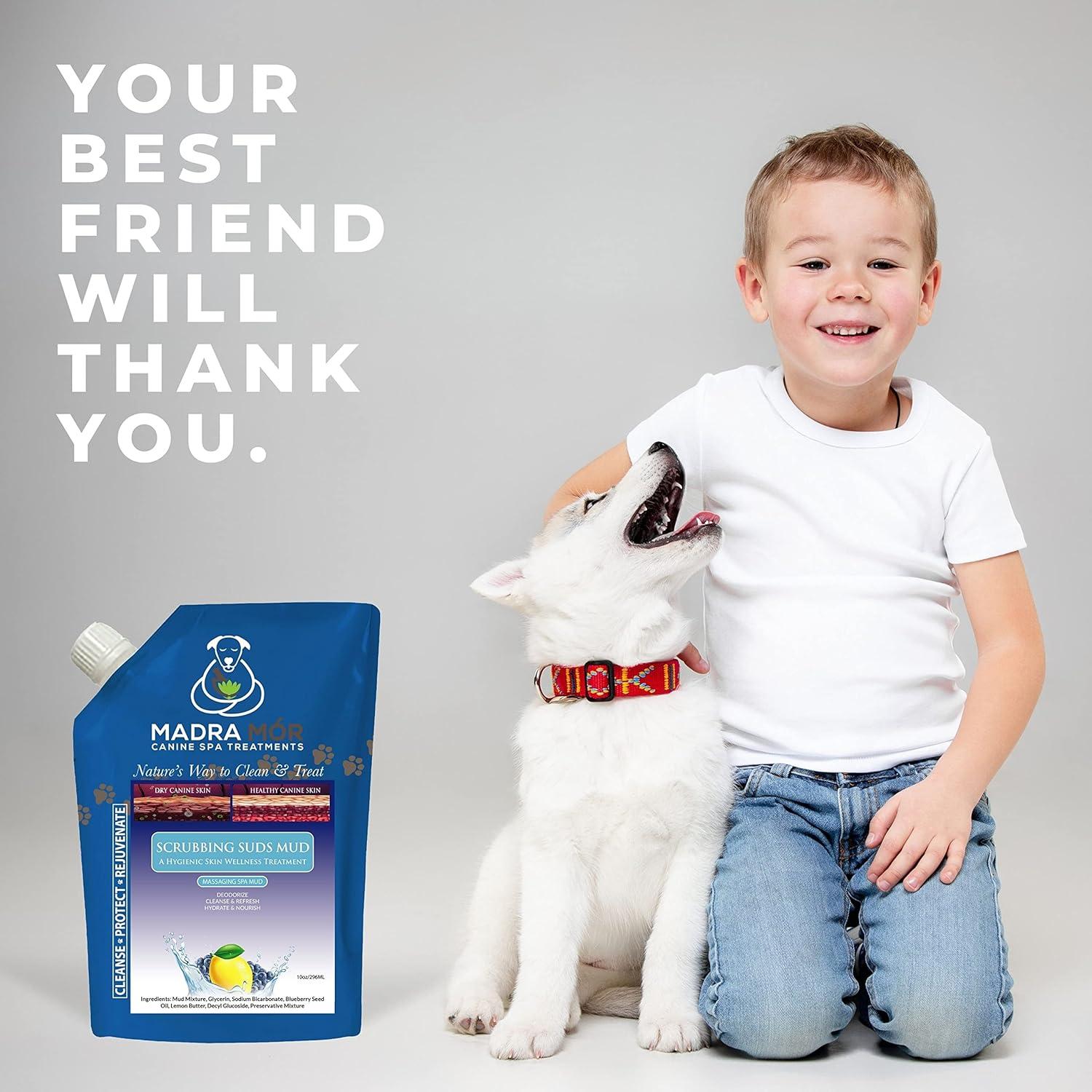 Jabón Exfoliante Madra Mor 10oz (283.5g) para Perros