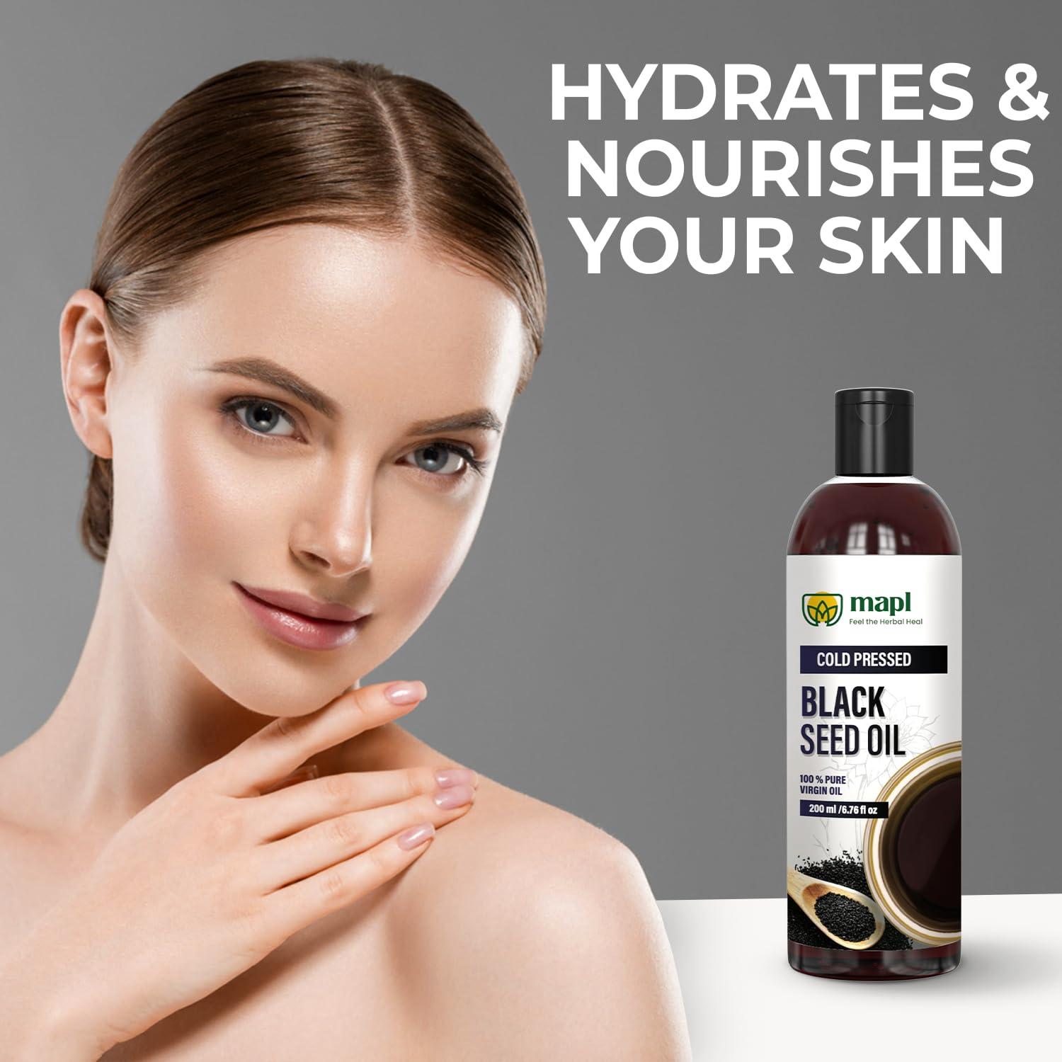 Aceite de Semilla Negra Orgánico MAPL 200ml Prensado en Frío