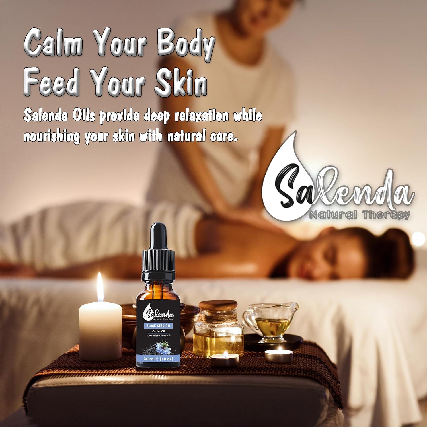 Aceite de Semilla Negra Salenda 100% Puro 30 ml Prensado en Frío