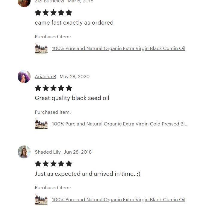 Aceite de Comino Negro SULU ORGANICS 100% Puro 113 g