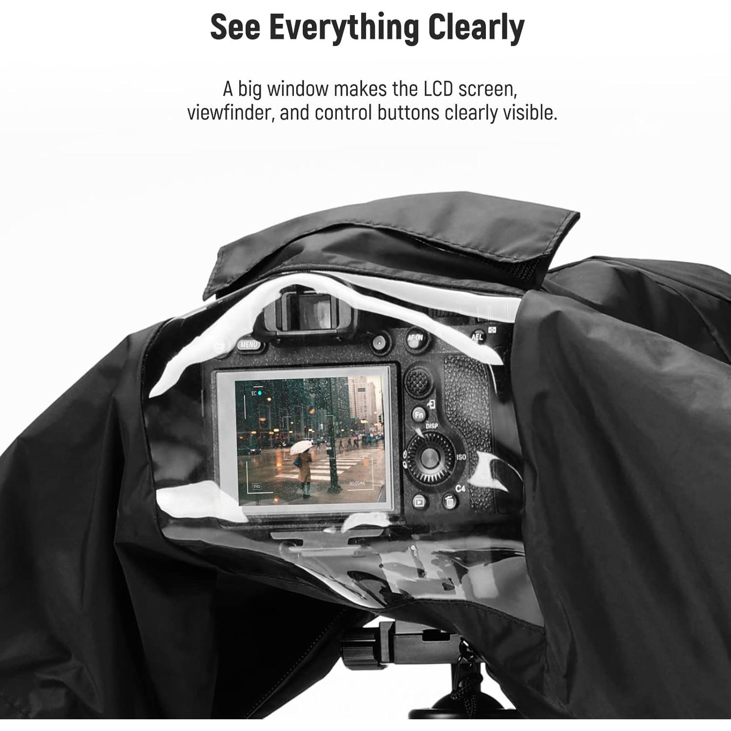 Cubierta de Lluvia NEEWER PB004 para Cámara Grande DSLR