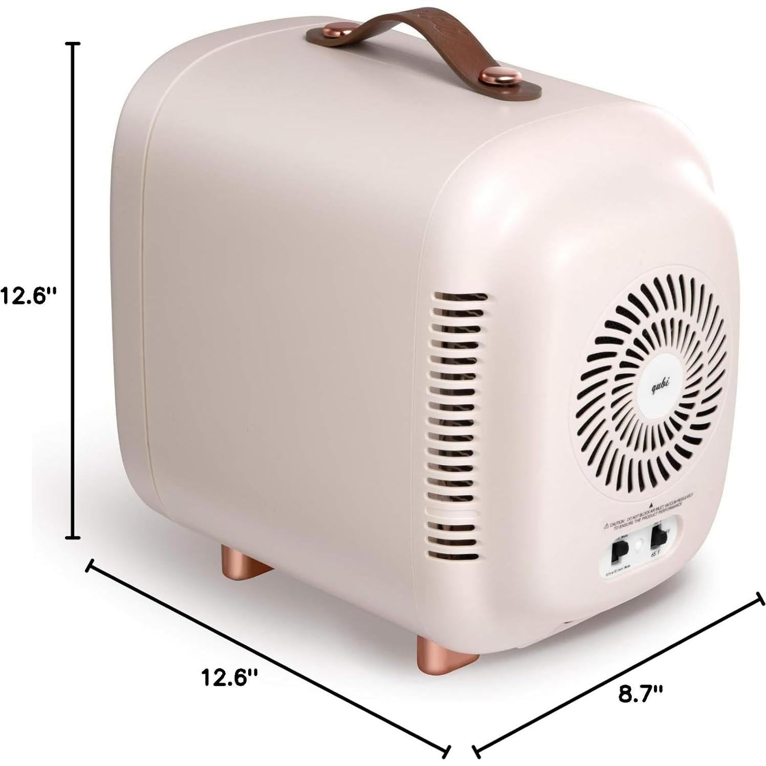 Mini Nevera QUBI 5L Blanca para Cuidado de la Piel