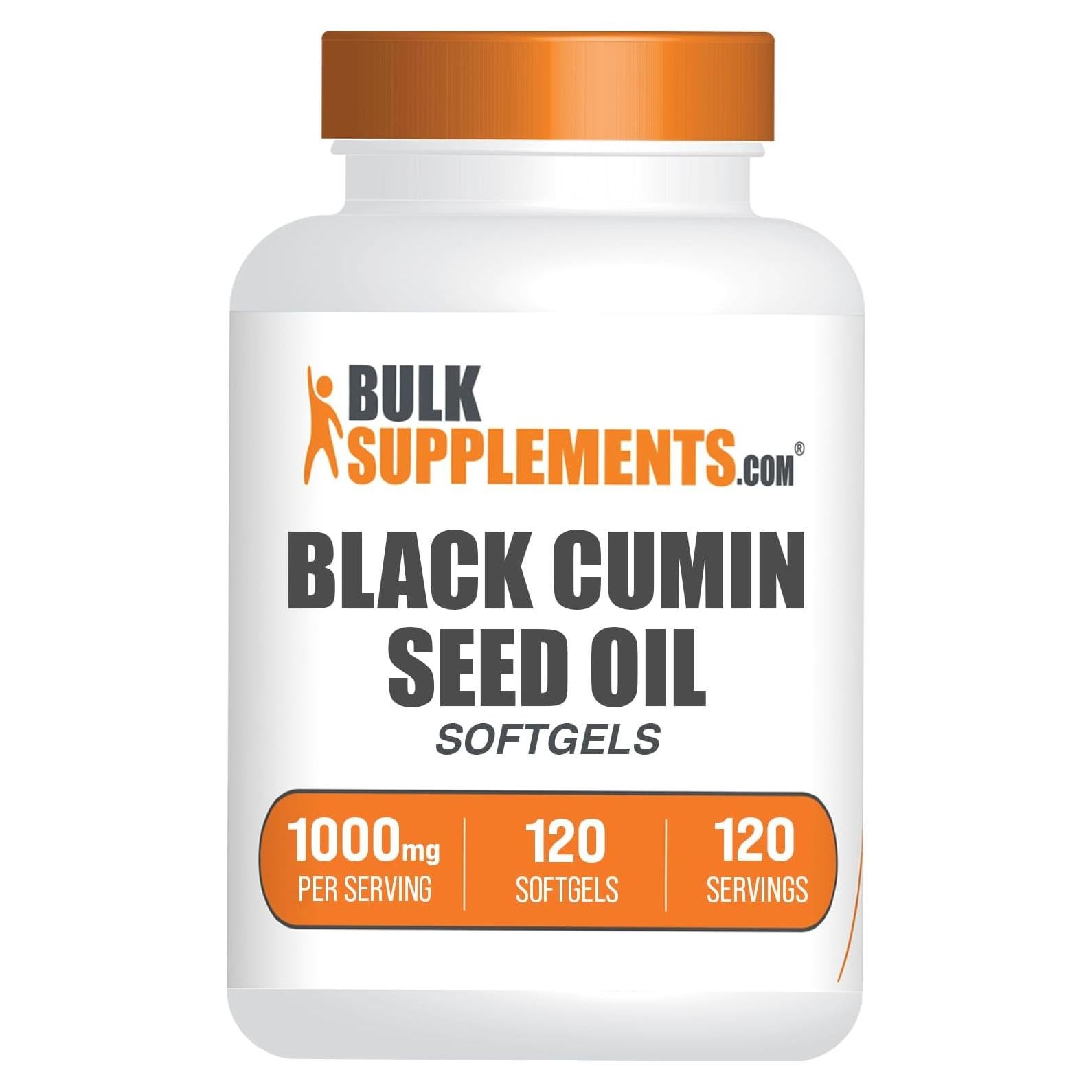 Aceite de Semilla de Comino Negro BulkSupplements 1000mg 120 Softgels