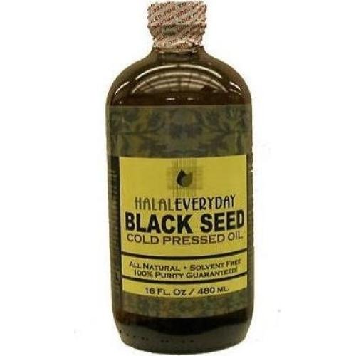 Aceite de Semilla Negra Halal 100% Puro 473 ml Prensado en Frío