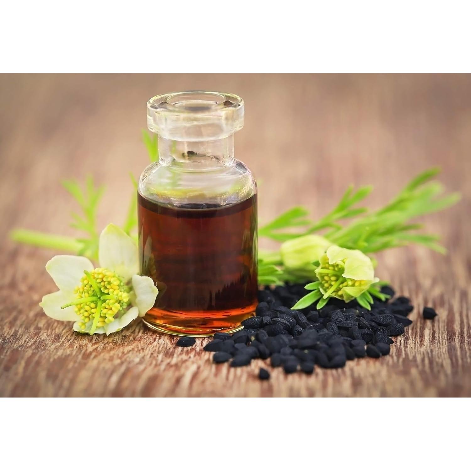 Aceite de Semilla Negra Halal 100% Puro 473 ml Prensado en Frío