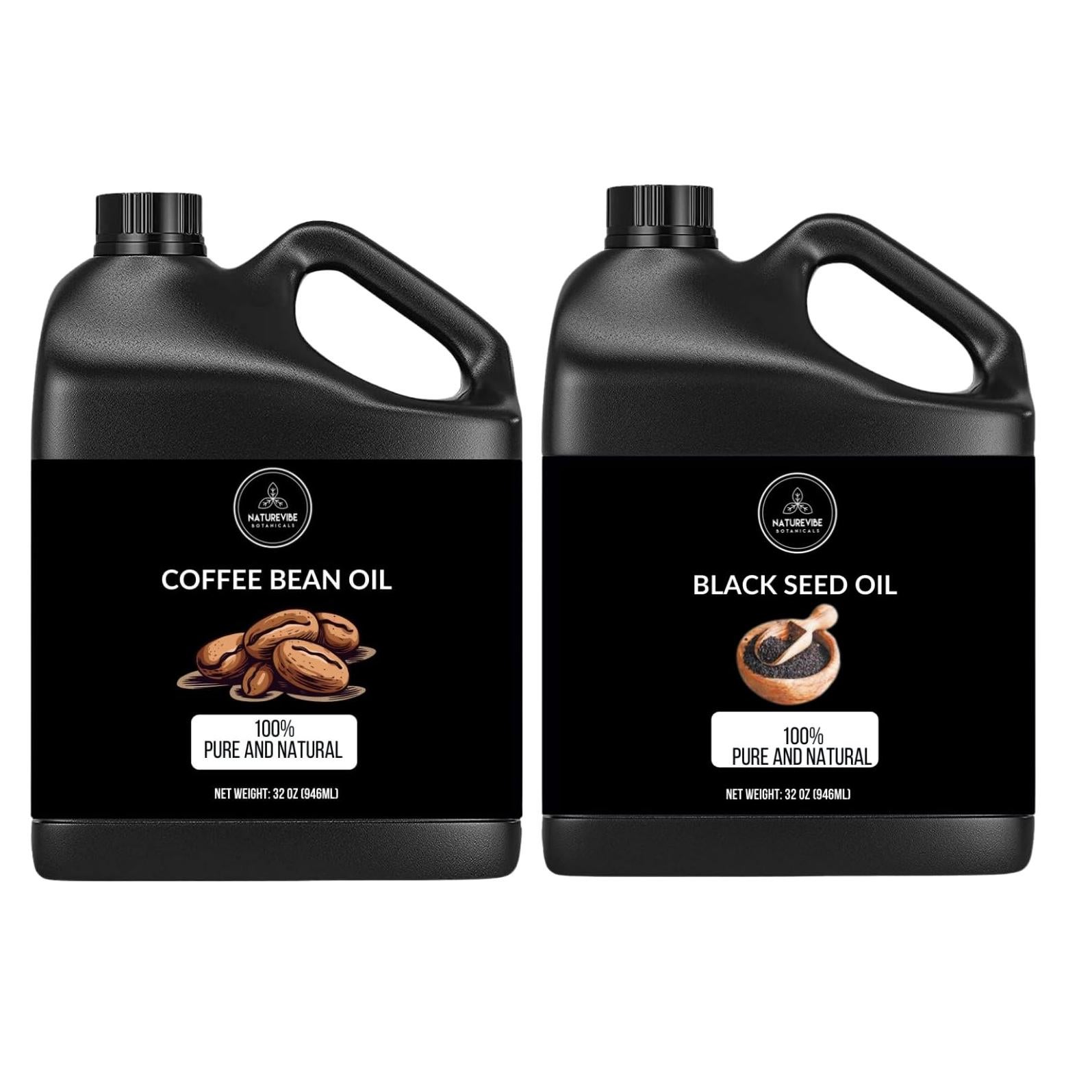 Combo Aceite de Grano de Café y Semilla de Comino Negro 946ml