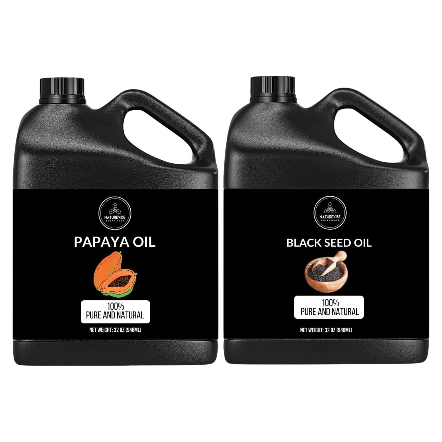 Combo Aceite Semilla de Papaya y Comino Negro 946ml