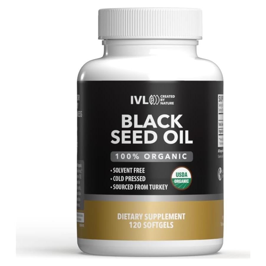 Cápsulas de Aceite de Semilla de Black Seed Orgánico 500 mg