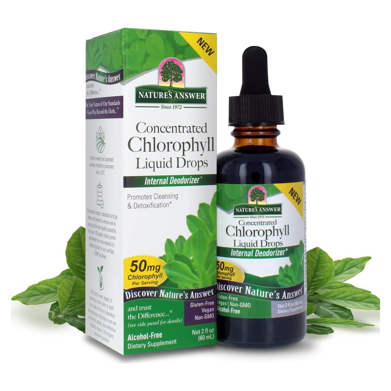 Clorofila Líquida Sin Alcohol 50mg Respuesta de la Naturaleza