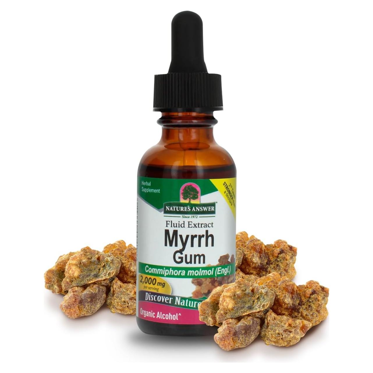 Resina de Goma Oleosa de Mirra Commiphora 60ml - Suplemento Natural