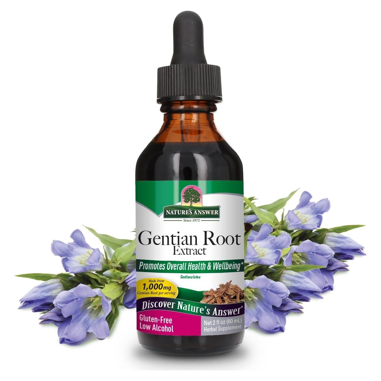 Extracto de Raíz de Genciana Nature's Answer 1000mg 60ml