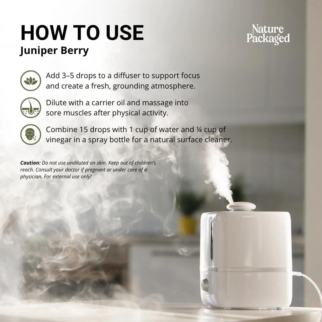 Aceite Esencial de Bayas de Enebro Nature Packaged 236.6 ml