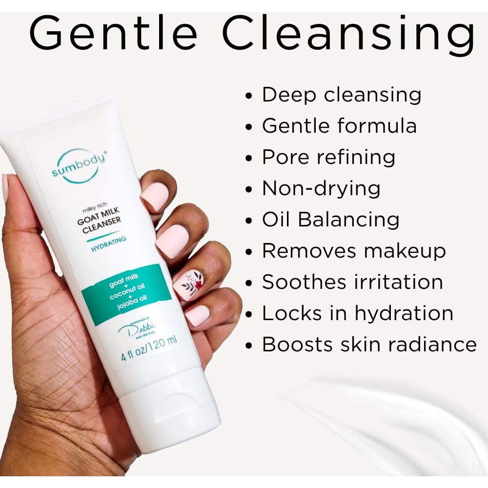 Limpiador Facial Orgánico Sumbody con Leche de Cabra 136g