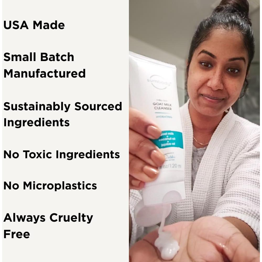 Limpiador Facial Orgánico Sumbody con Leche de Cabra 136g