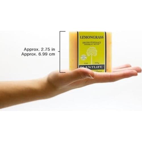 Jabón de Barra Hidratante Plantlife - Hierba Limón 113g (Paquete de 2)