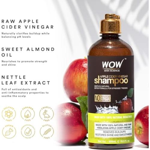 Champú de Vinagre de Manzana WOW Skin Science 450ml Anticaspa