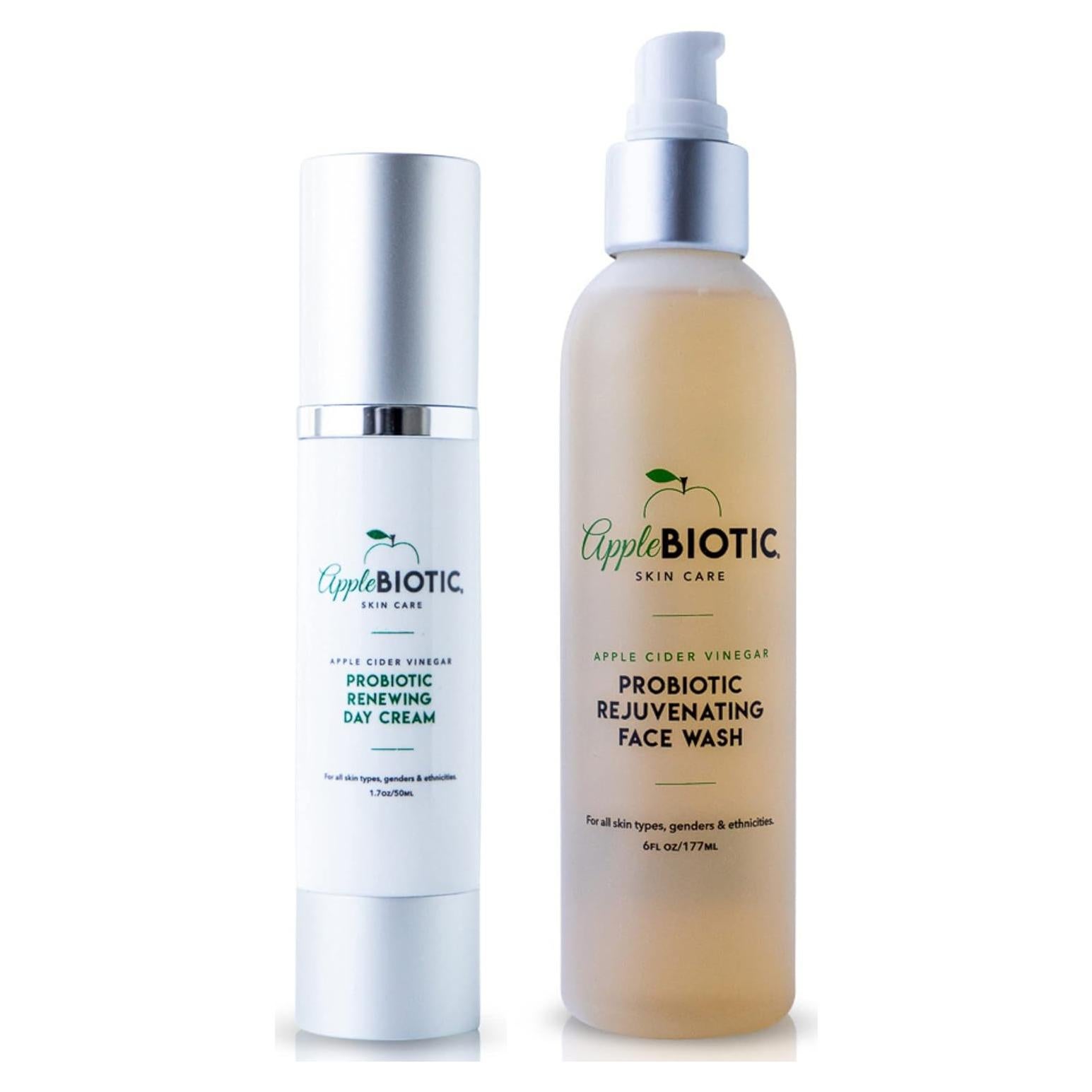 Crema Facial Hidratante AppleBiotic 113.5 ml x2 - Vinagre de Sidra