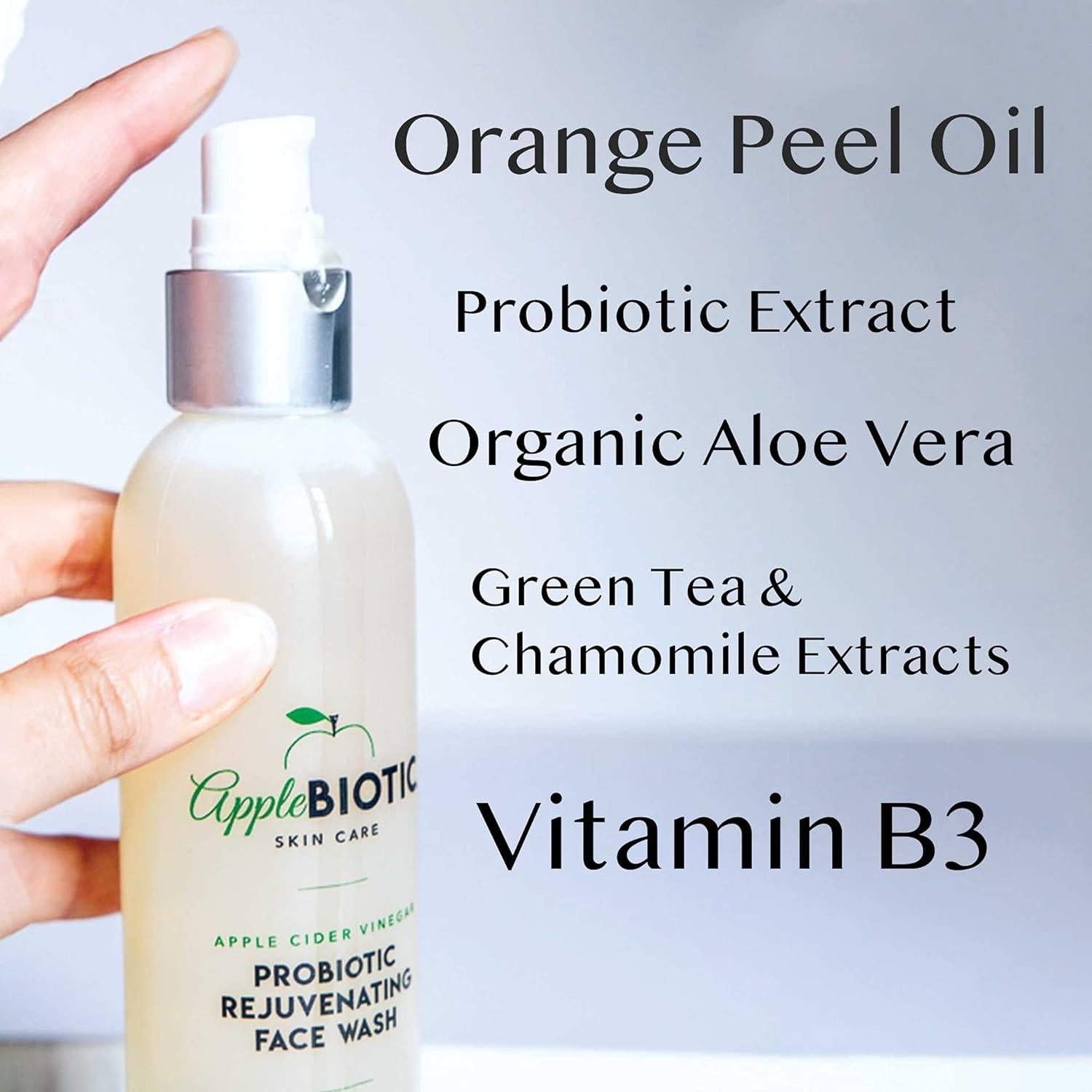 Crema Facial Hidratante AppleBiotic 113.5 ml x2 - Vinagre de Sidra