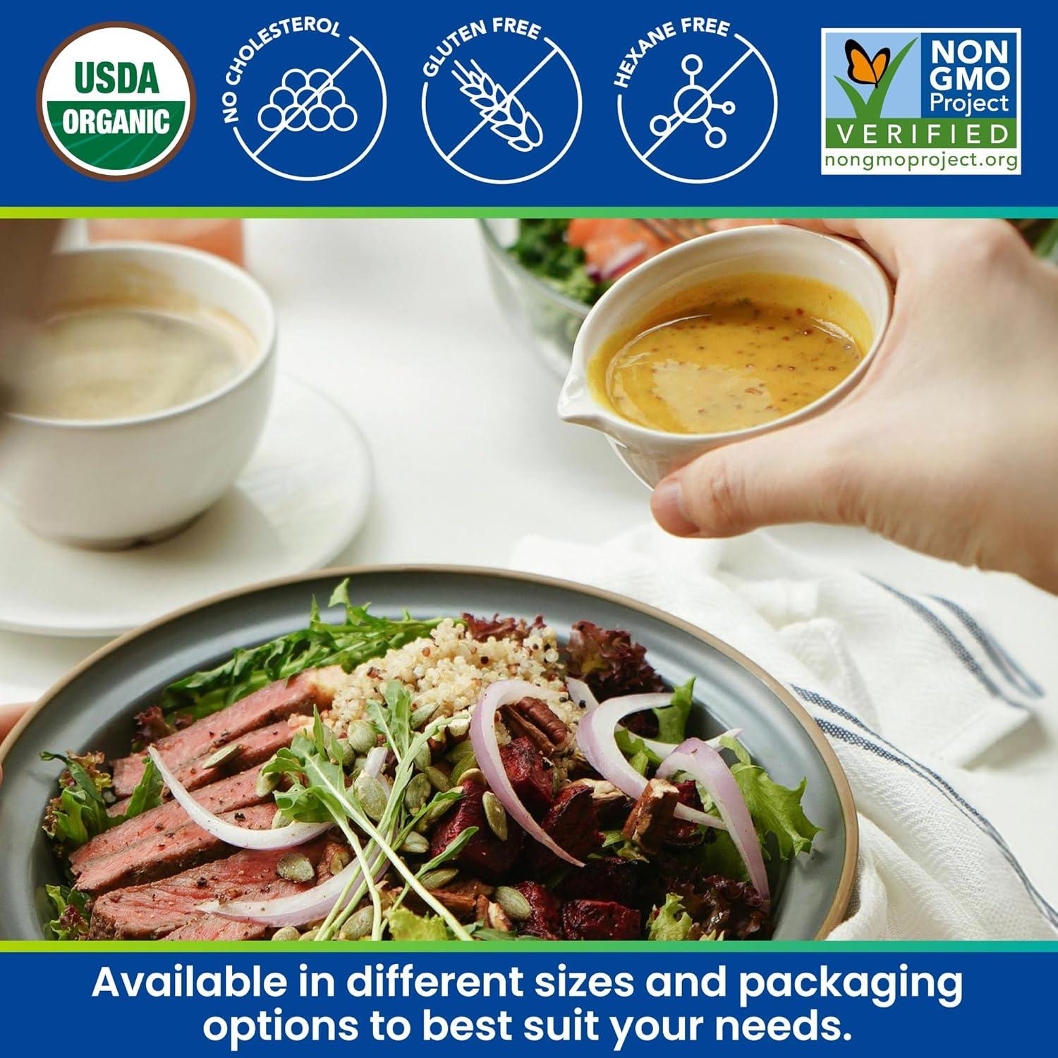 Vinagre de Sidra de Manzana Orgánico Kevala 236.6 ml - Crudo y Sin Filtrar