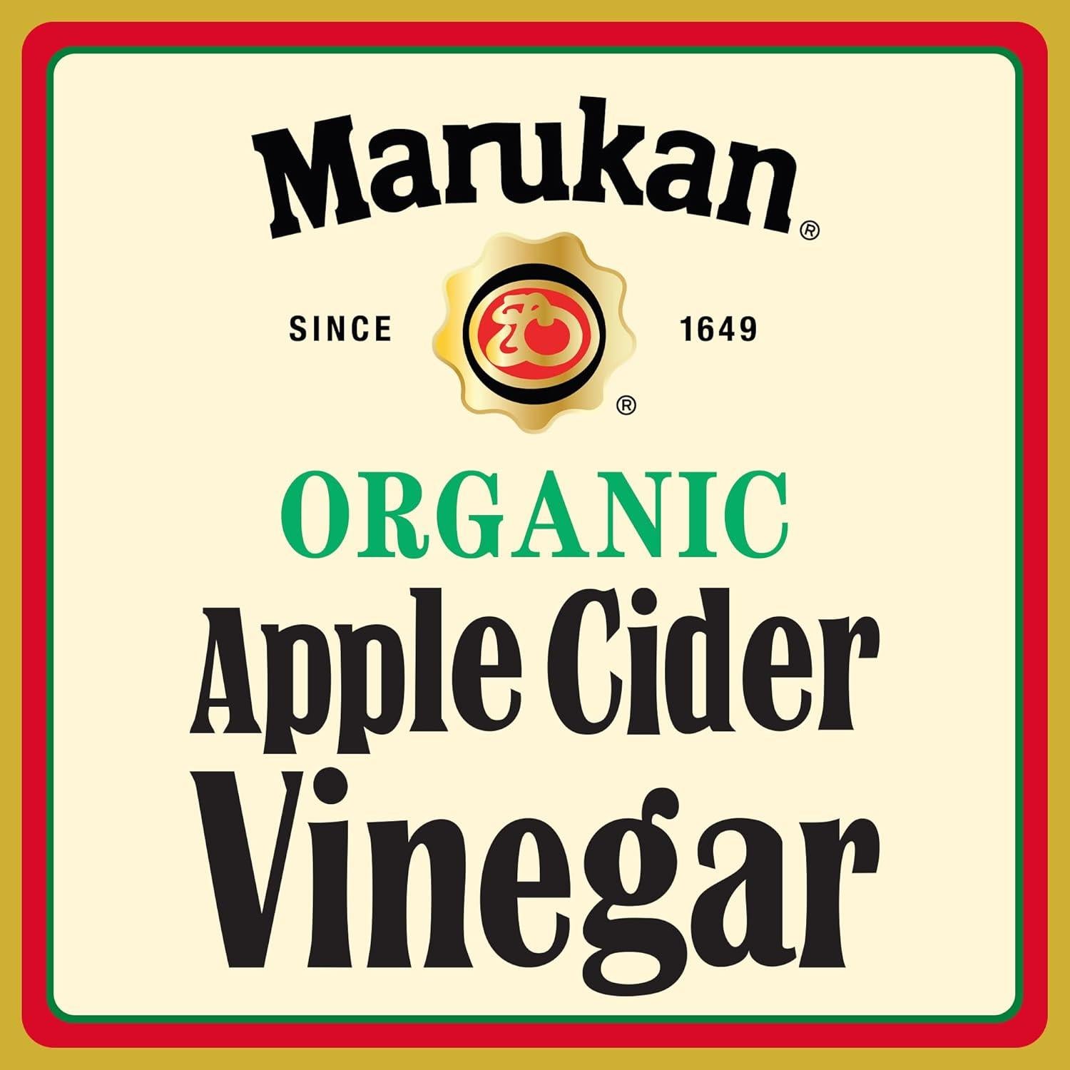 Vinagre de Sidra de Manzana Orgánico Marukan 710 ml Crudo y Sin Filtrar
