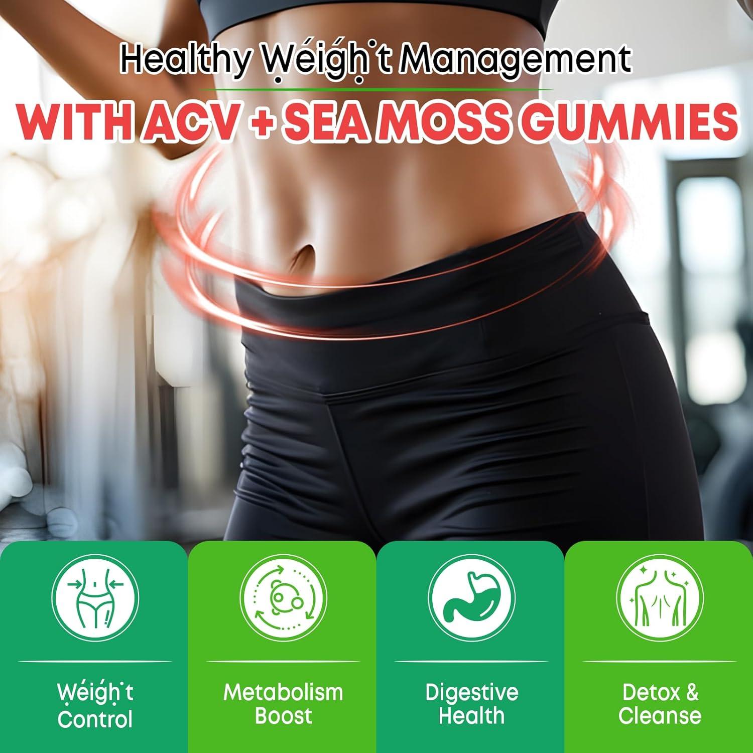 Gomitas de Vinagre de Sidra de Manzana Vazatisi - 120 unidades