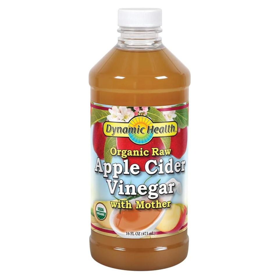 Vinagre de Sidra de Manzana Orgánico Dynamic Health 473 ml
