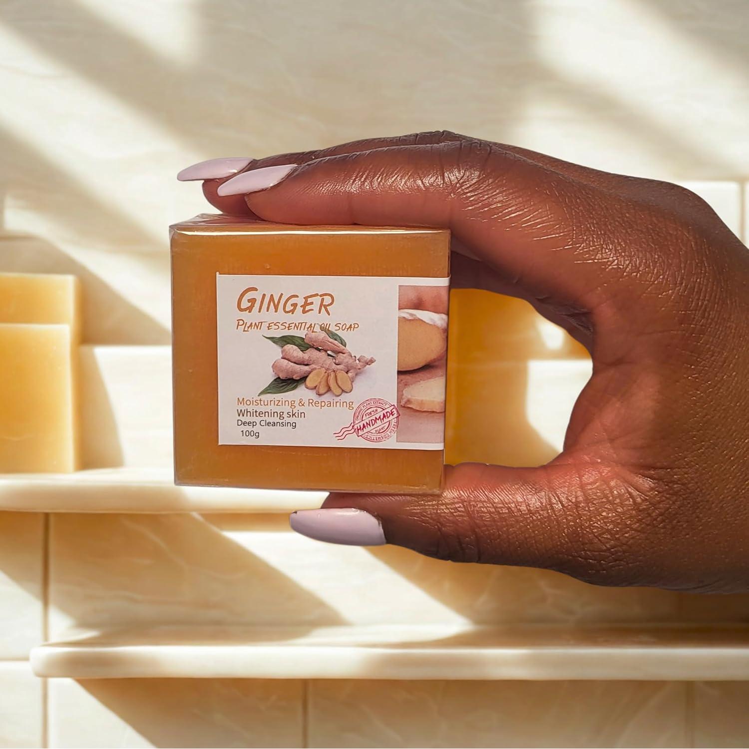 Jabón Natural de Jengibre Nixroc 100g Hidratante y Suavizante