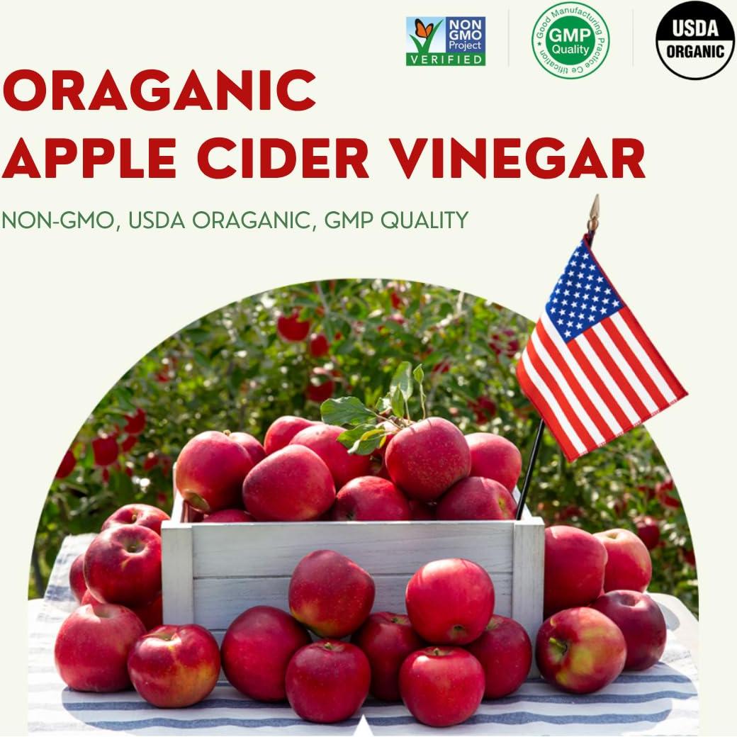 Bastones de Vinagre de Sidra de Manzana Orgánico ALLBIO 15 Unidades