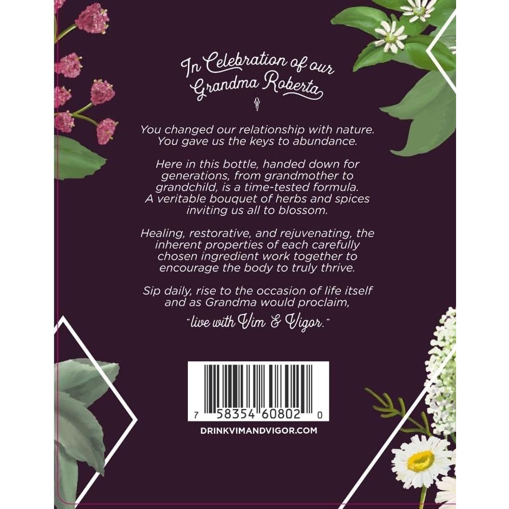 Tónico de Vinagre de Sidra de Manzana Vim y Vigor 32 Porciones