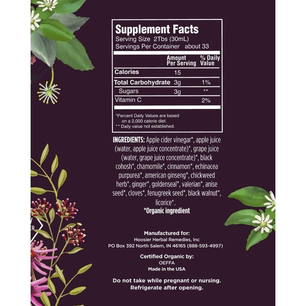 Tónico de Vinagre de Sidra de Manzana Vim y Vigor 32 Porciones