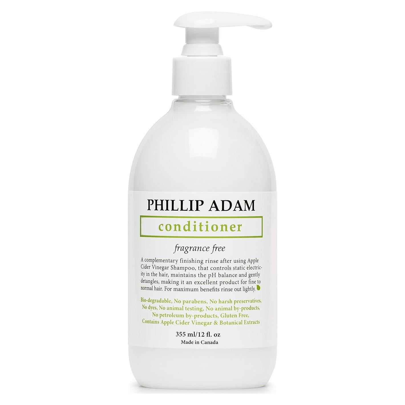 Acondicionador Sin Fragancia Phillip Adam 340g - Vinagre de Sidra