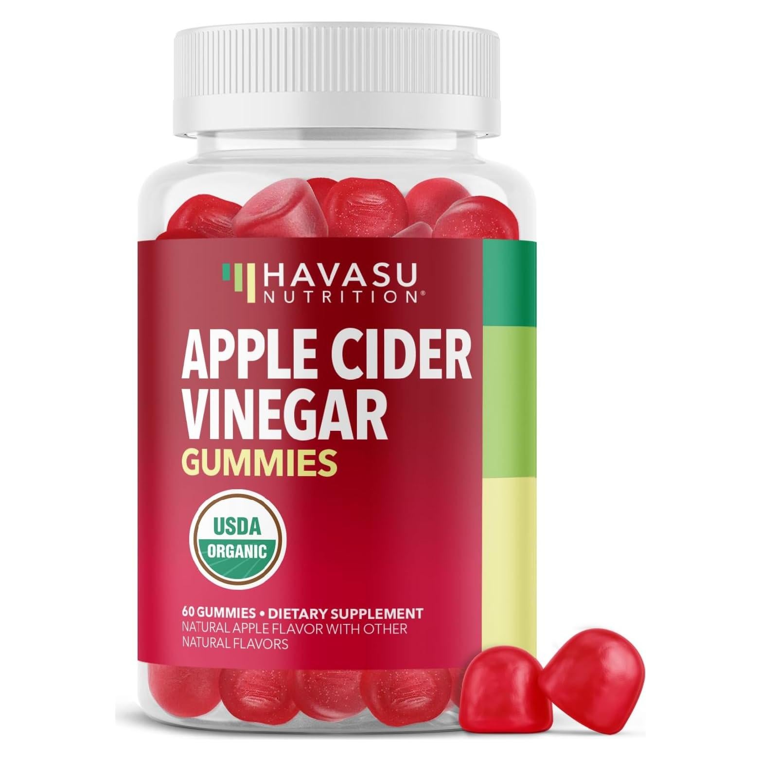 Gomitas de Vinagre de Sidra de Manzana Havasu Nutrition 60 Unidades