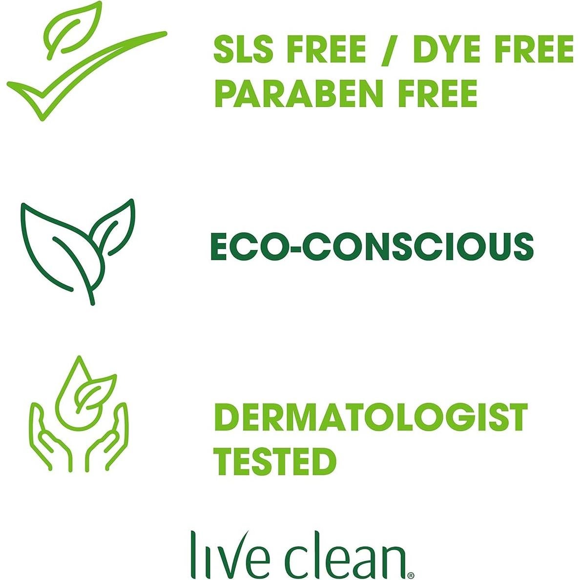 Champú Detox Live Clean Vinagre de Manzana 355 ml Vegano