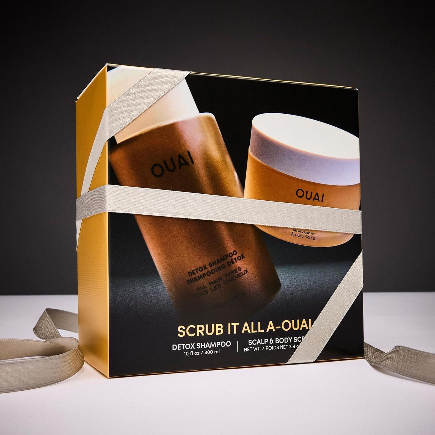 Kit de Cuidado del Cabello OUAI - Champú Detox y Exfoliante