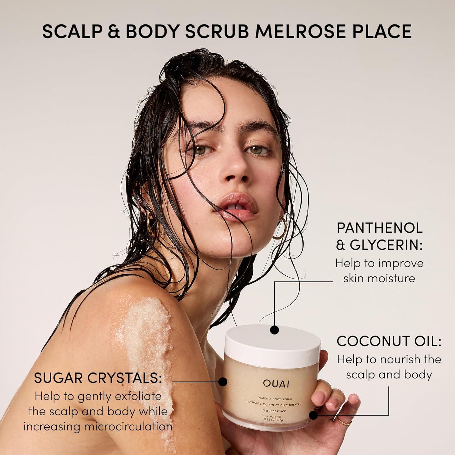 Kit de Cuidado del Cabello OUAI - Champú Detox y Exfoliante