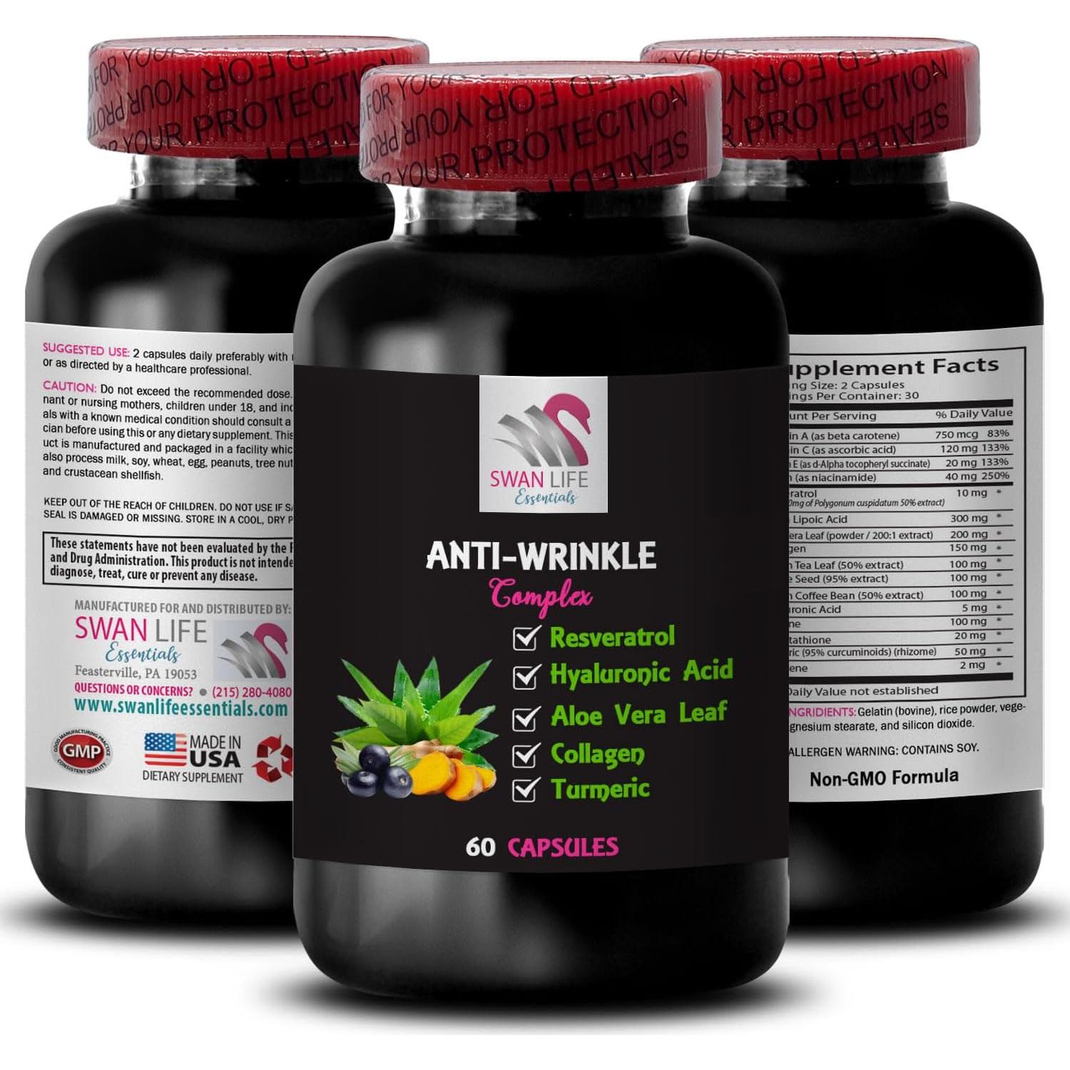 L-Glutatión Complejo Antiarrugas SWAN LIFE 120 Cápsulas